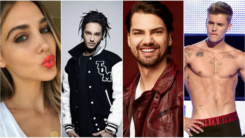Ann-Kathrin Börmmel und ihre angeblichen Liebschaften: Tom Kaulitz, Jimi Blue Ochsenknecht und Justin Bieber.