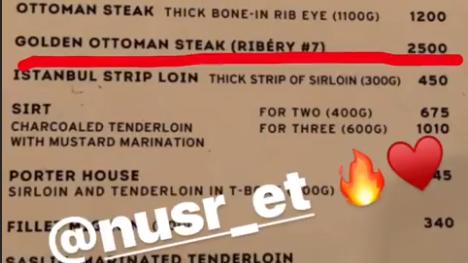 Franck Ribéry hat jetzt sein eigenes Gold-Steak