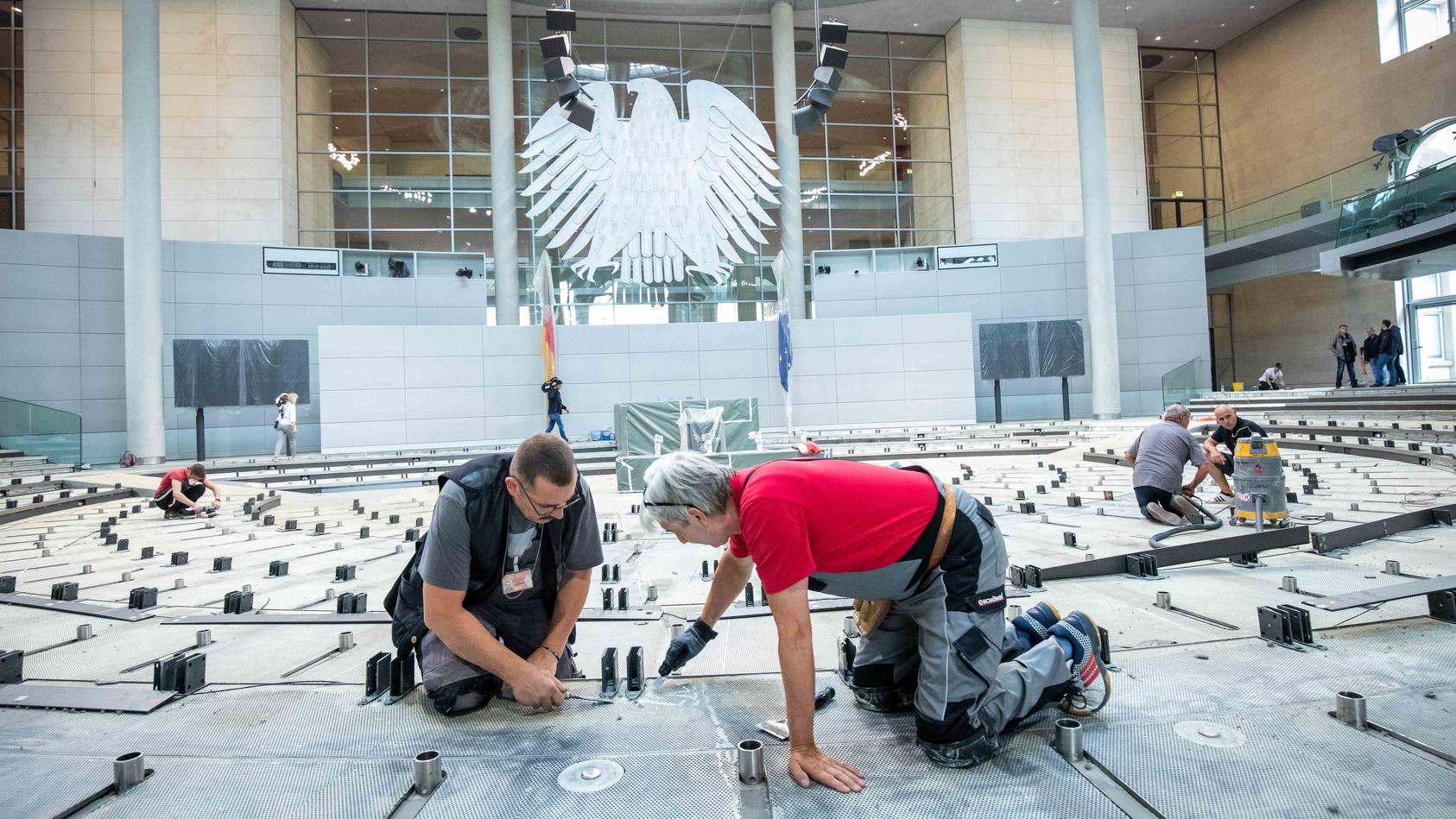 Neuer Teppich im Bundestag kostet 160 Euro pro Quadratmeter