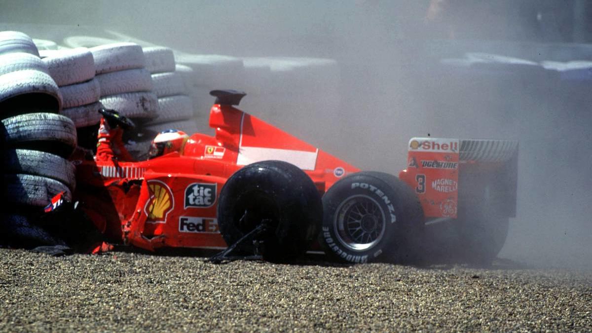 Und dann „gingen die Lichter aus“ Vor 20 Jahren verunglückte Michael Schumacher in Silverstone schwer
