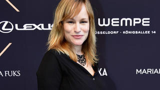 Dorkas Kiefer bei einem Mode-Event in Düsseldorf.