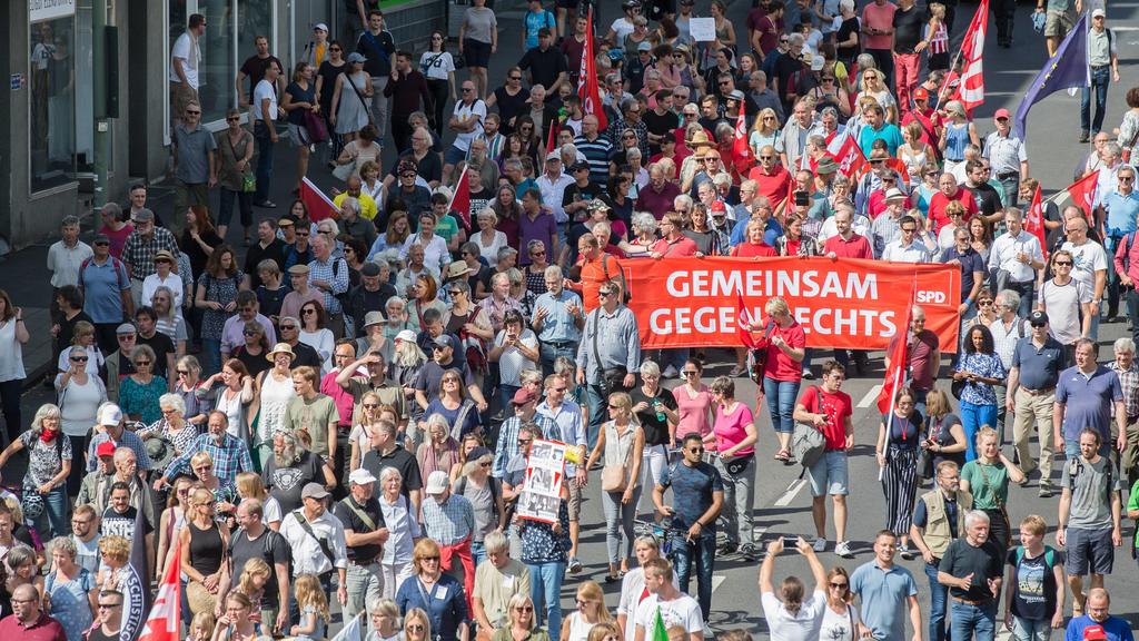 Nach Lübcke-Mord: Rechtsextreme Kundgebung in Kassel