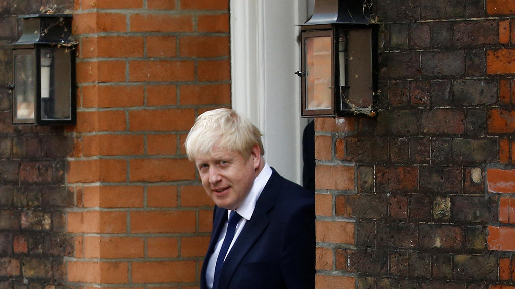 Boris Johnson, a leadership candidate for Britain's Conservative Party, leaves his office in London, Britain July 22, 2019. REUTERS/Henry Nicholls