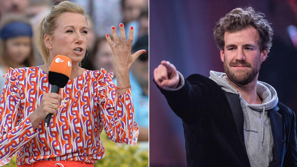 Andrea Kiewel ist stinksauer wegen des Auftritts von Comedian Luke Mockridge.