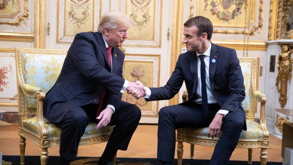 Donald Trump und Emmanuel Macron