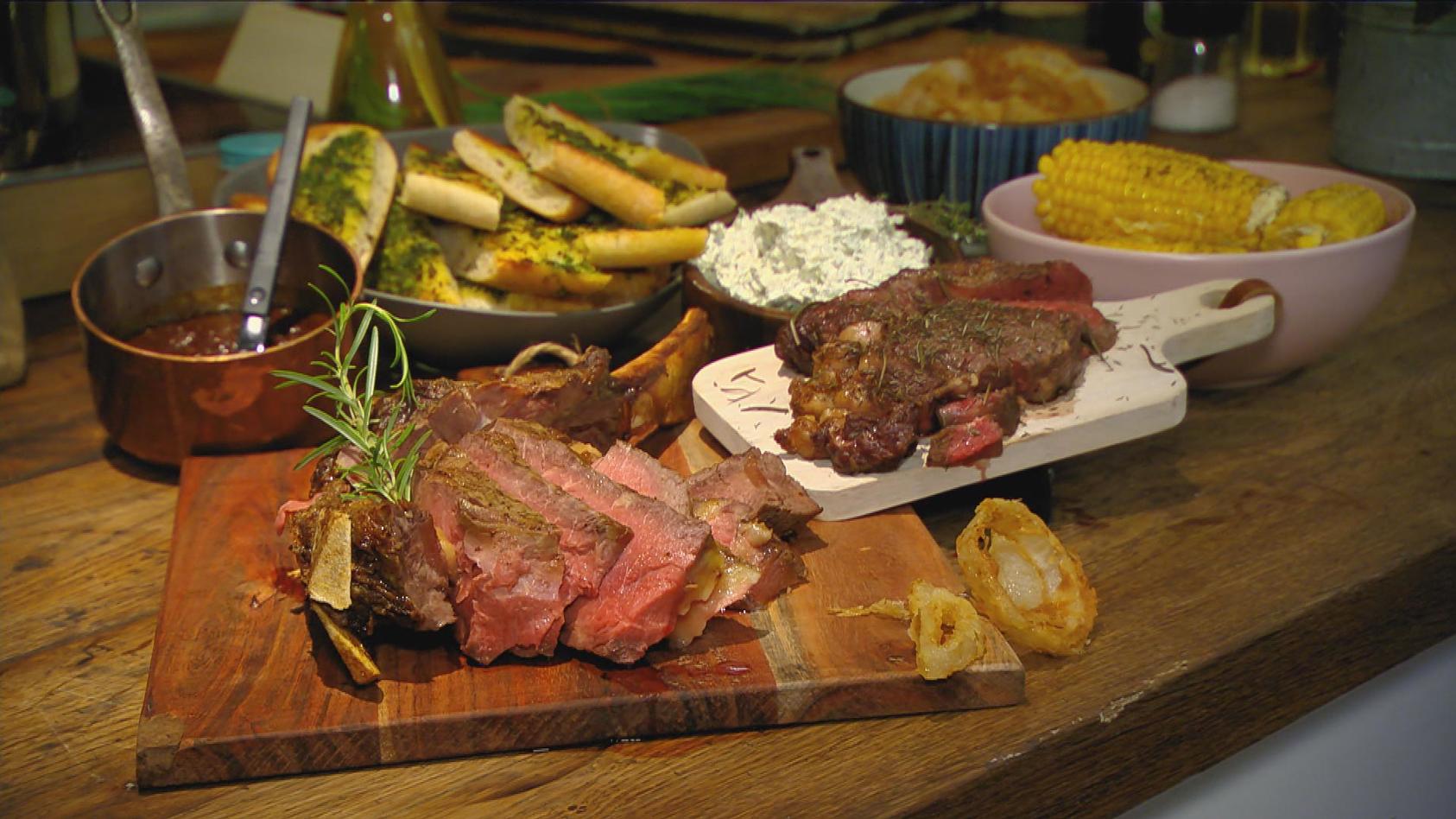 Ludwigs Tomahawk Steak mit Barbecue-Sauce: Steak-Rezept von Ludwig Heer