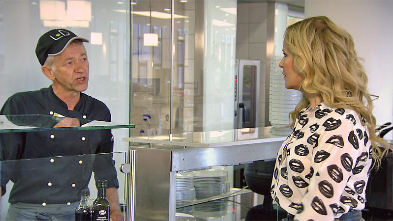 RTL-Koch Jürgen Hinterweller und Katja Burkard