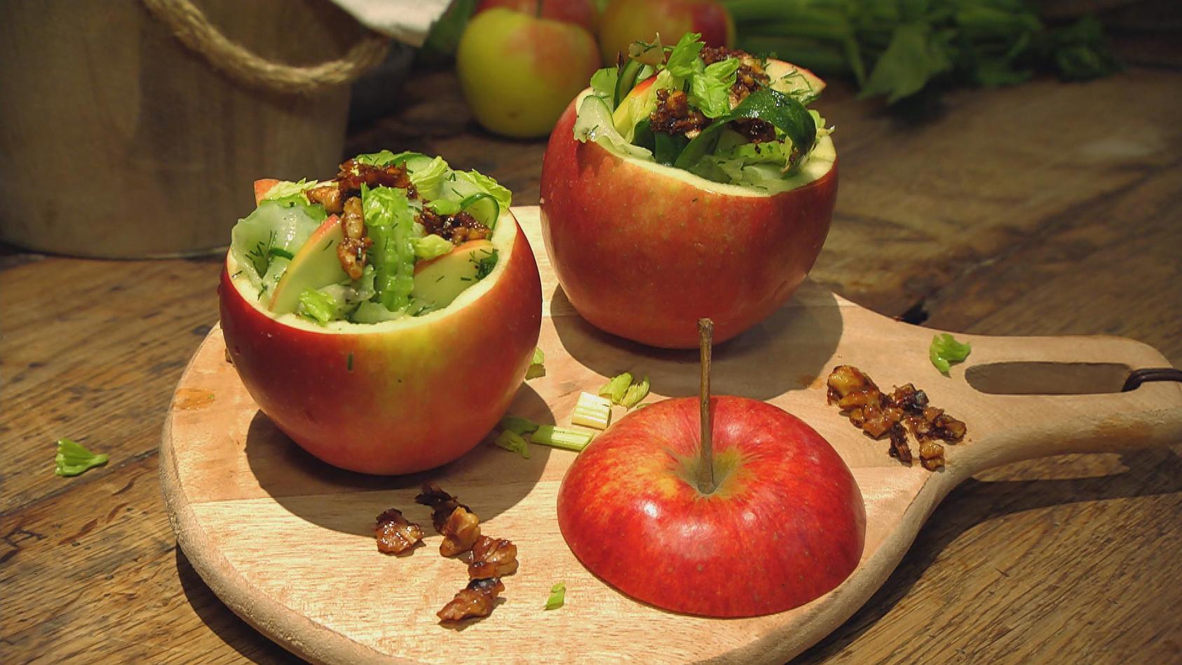 Gurken-Apfel-Salat: Vorspeise von Andrea Schirmaier-Huber und Ronny Loll