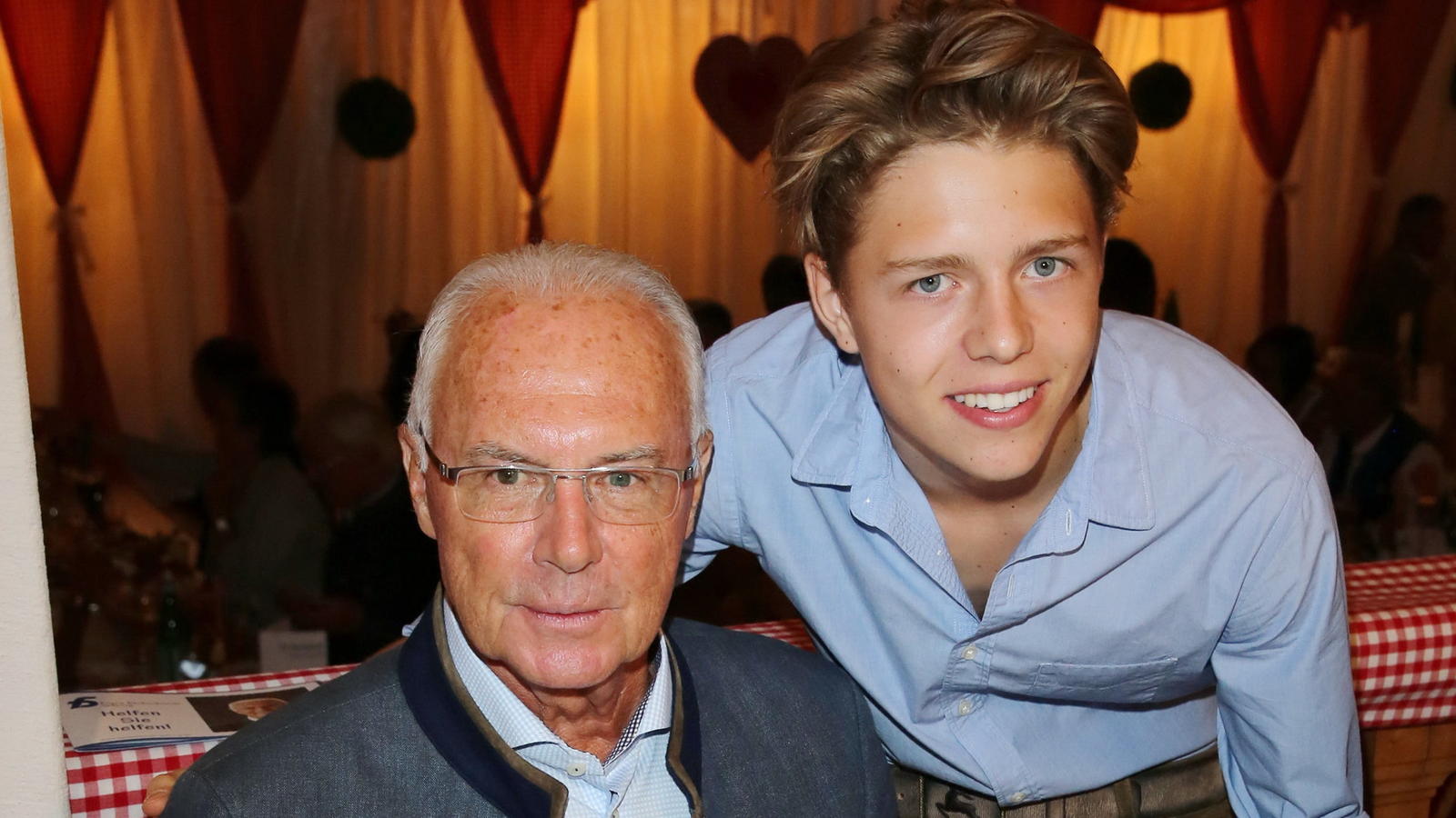 Franz Beckenbauer And His Son Joel Beckenbauer During The My Xxx Hot Girl