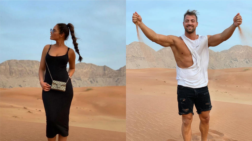 Janine Pink und Tobi Wegener in der Wüste
