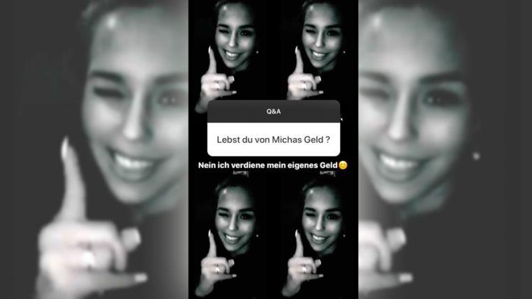 Laura Müllers Antwort bei Instagram