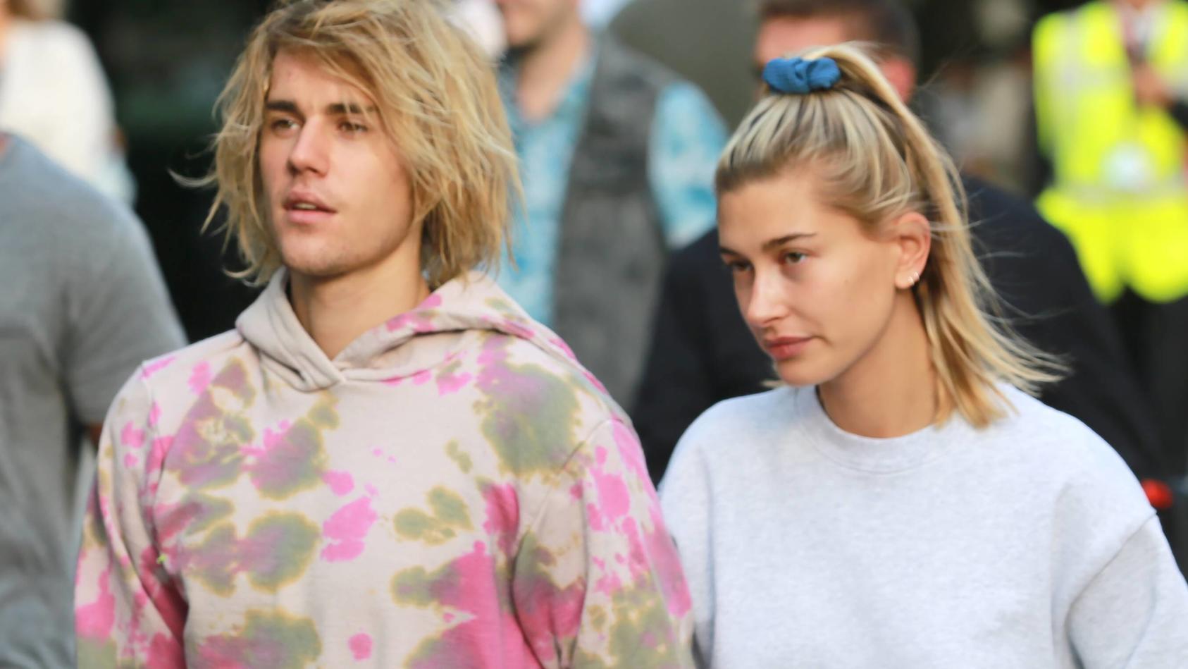  Canadian singer Justin Bieber and American model Hailey Baldwin spotted in London. SEPTEMBER 18th 2018 PUBLICATIONxINxGERxSUIxAUTxHUNxONLY MNIx183204