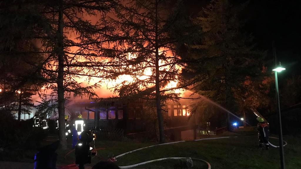 Brand in Berchtesgaden