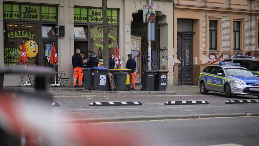 Döner-Imbiss in Halle, in der Stephan B. einen Mann erschossen hat. (09.10.2019)