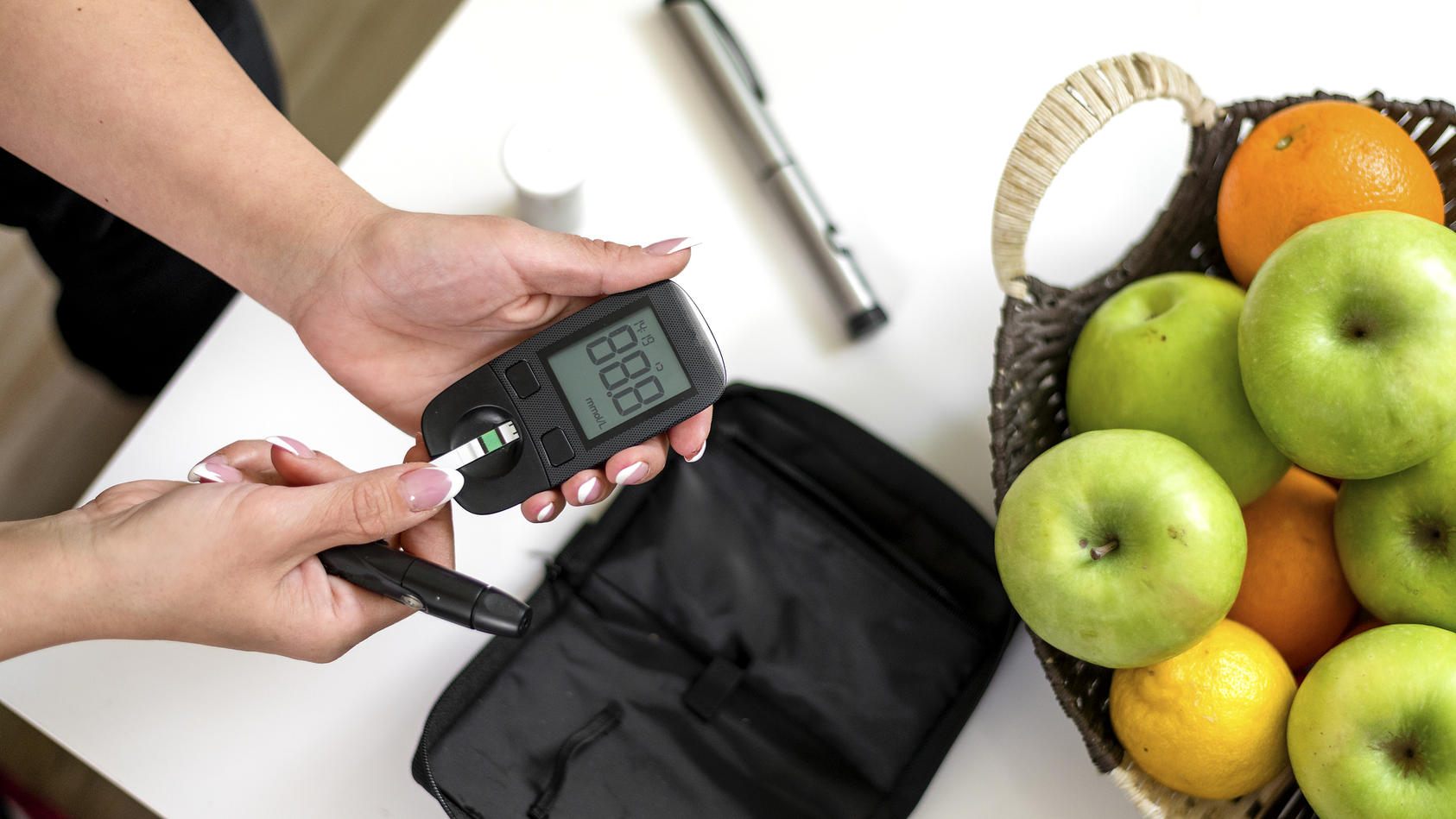 Hohe Blutzuckerwerte deuten auf Diabetes hin