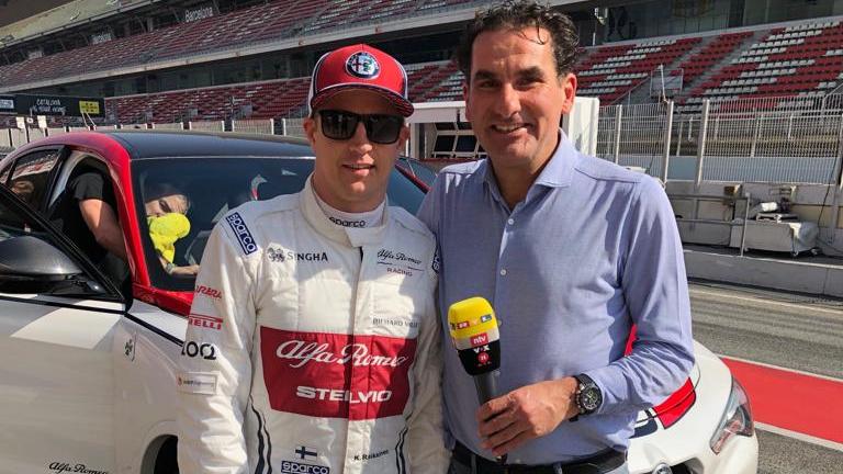 Felix Görner führte schon lange Interviews mit Kimi Räikkönen - unter anderem dieses Jahr anlässlich des 300. GP des Finnen