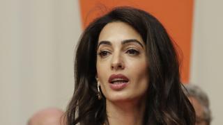  September 28, 2018 - New York, United States - United Nations, New York, USA, September 28, 2018 - Amal Clooney During an Event on Press Behind Bars: Undermining Justice and Democracy today at the UN Headquarters in New York City..Photos: /EuropaNewswire New York United States PUBLICATIONxINxGERxSUIxAUTxONLY - ZUMAn230 20180928zaan230800 Copyright: xLuizxRampelottox
