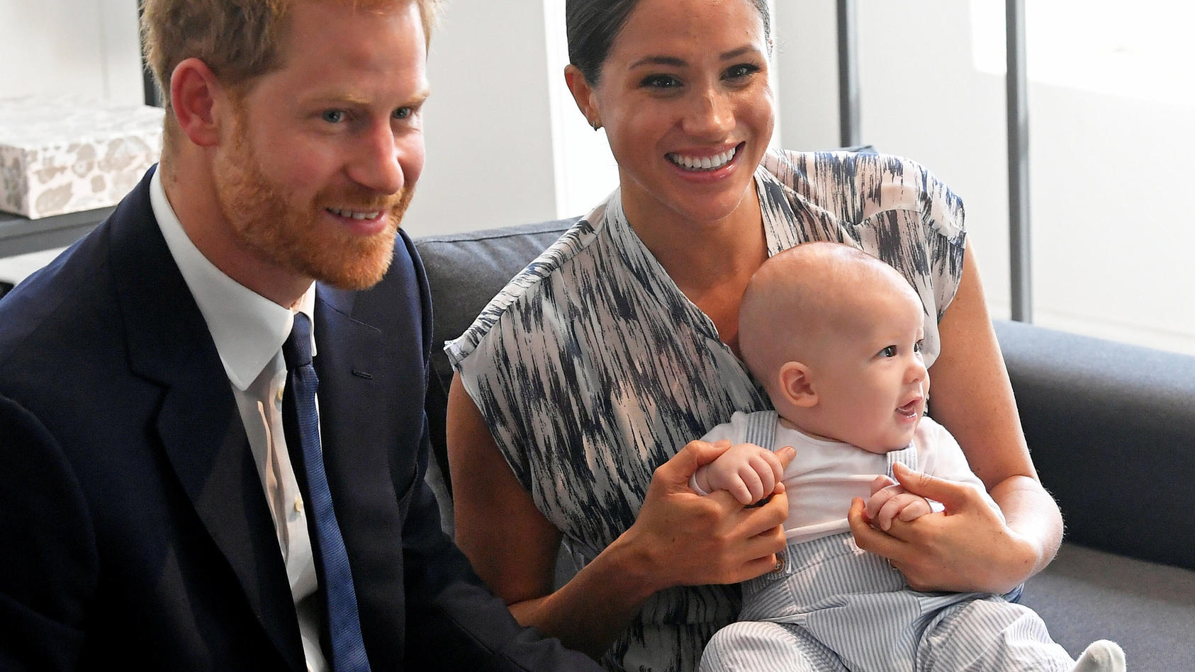 Prinz Harry und Herzogin Meghan mit Söhnchen Archie im September 2019