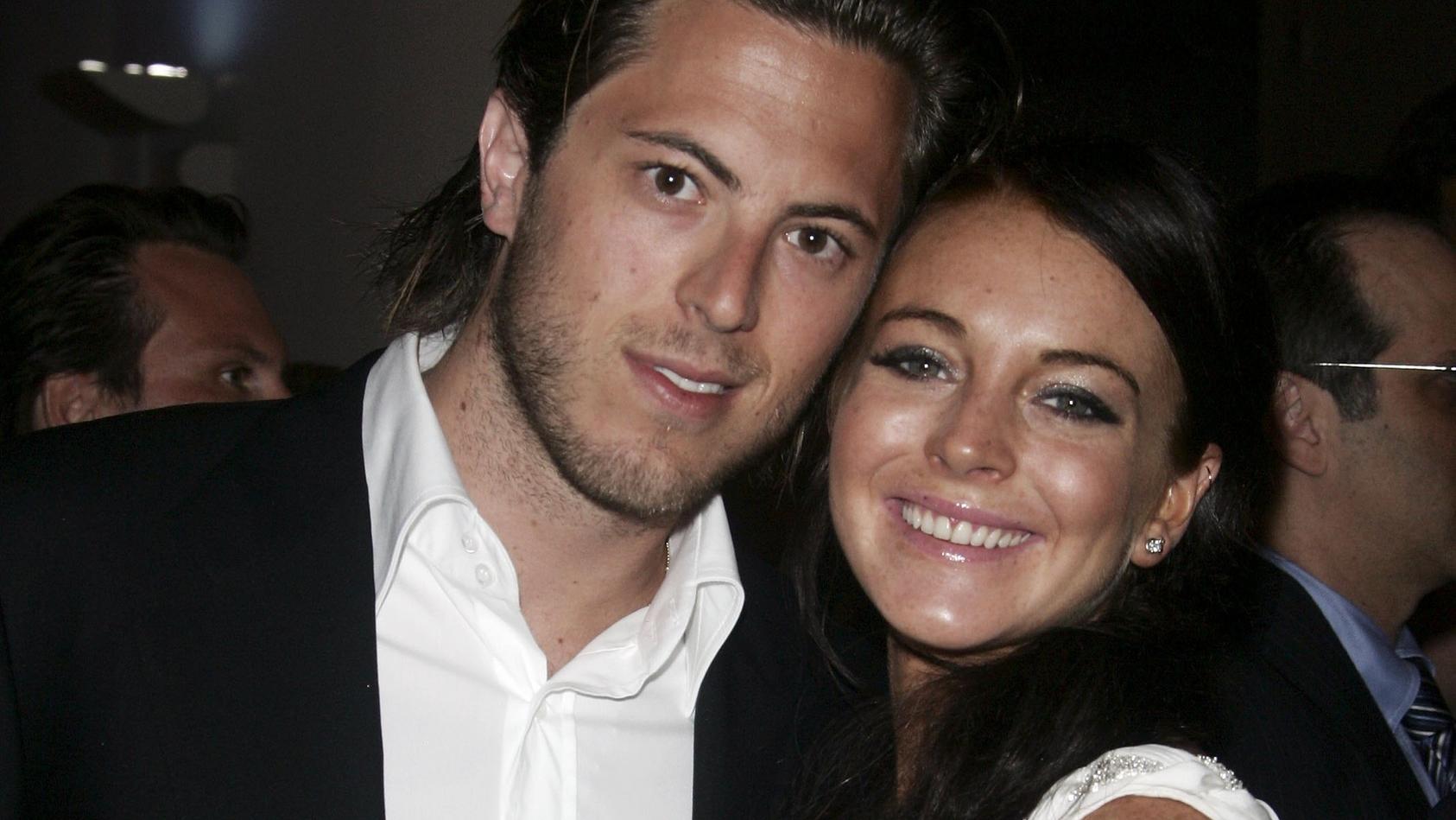 Harry Morton und Lindsay Lohan.