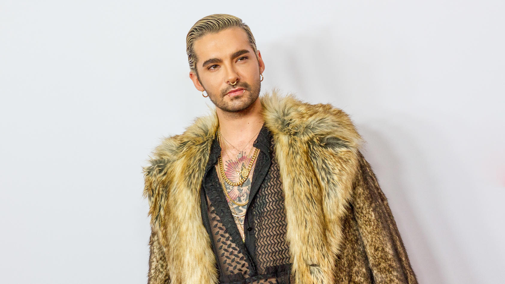 Conchita Wurst and Bill Kaulitz presenting the Cast of the Pro 7 TV Show 'Queen of Drags' at the Zoo Palast in Berlin.Pictured: Bill KaulitzRef: SPL5128345 111119 NON-EXCLUSIVEPicture by: Defrance / SplashNews.comSplash News and PicturesLos Angeles: 
