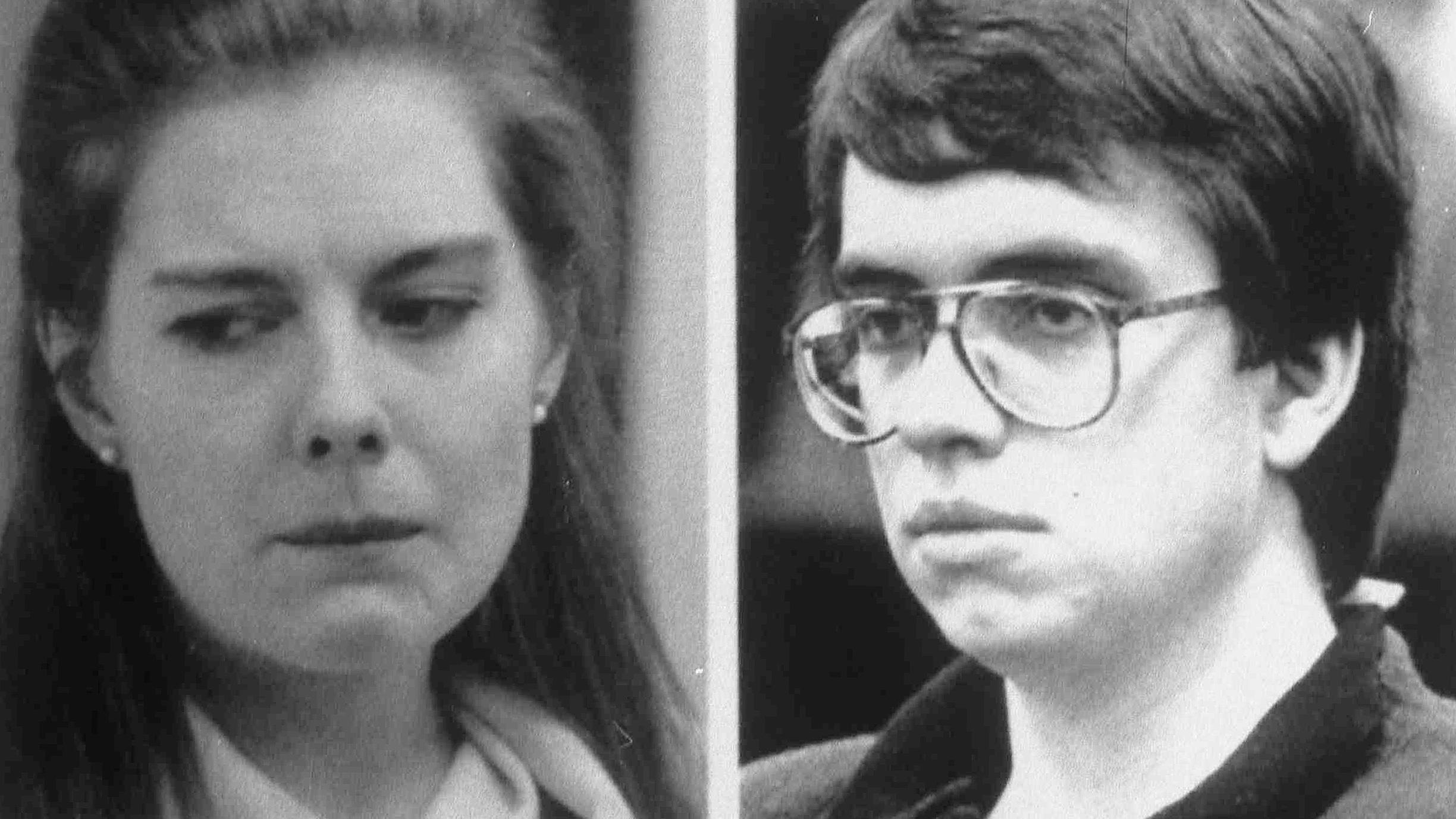 Combo picture, released June 25, 1990, of Elizabeth Haysom, left, and Jens Soering, who have been arrested for the murder of Elizabeth's parents at their home in Bedord County, Va. Image of Haysom is 1987 filer, and Soering is 1990 filer. (AP Photo) 