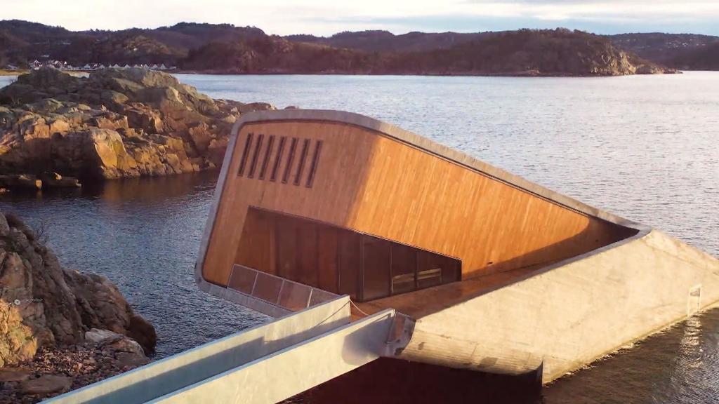 Unterwasserrestaurant "Under" in Norwegen