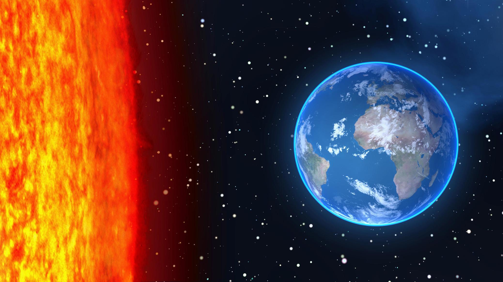 Sonnensystem, 3D Illustration | Verwendung weltweit, Keine Weitergabe an Wiederverkäufer.