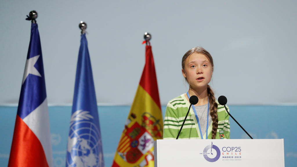 Climate change activist Greta Thunberg speaks at the High-Level event on Climate Emergency during the U.N. Climate Change Conference (COP25) in Madrid, Spain December 11, 2019. REUTERS/Susana Vera