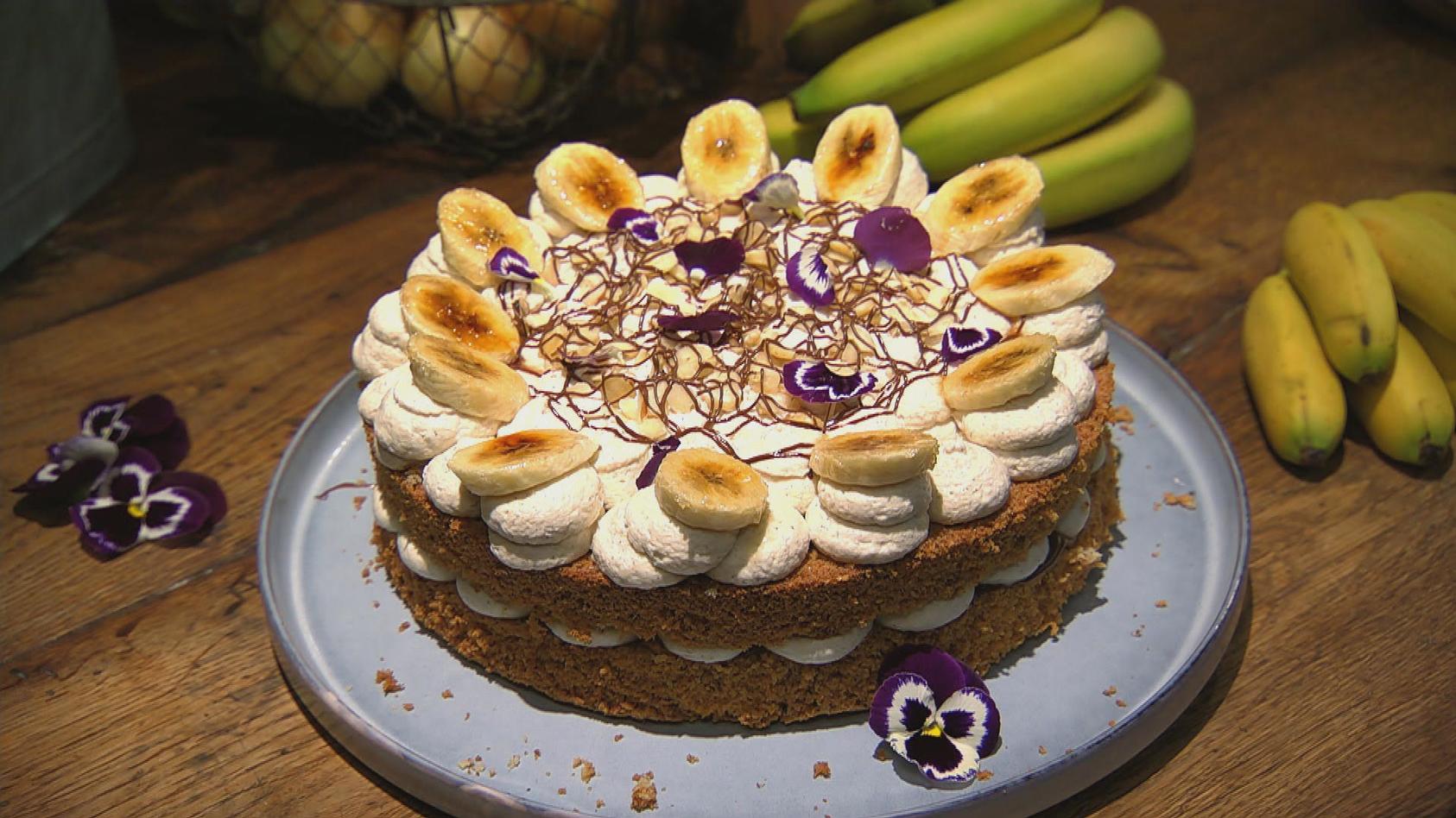 Nuss-Bananen-Torte: das Dessert von Andrea Schirmaier-Huber und Ronny Loll