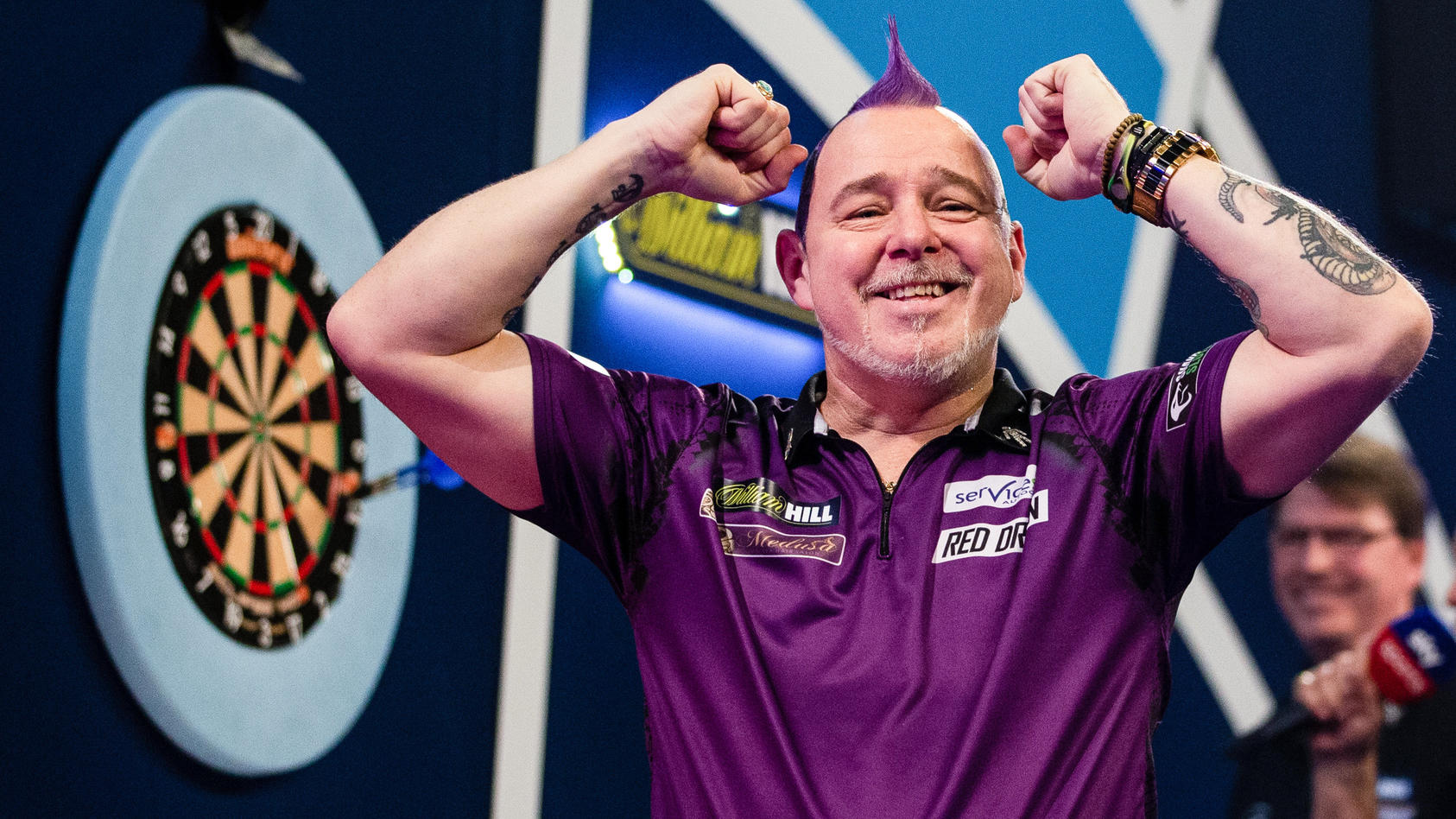 Darts Weltmeister Peter Wright Warf Furher Auf Baume