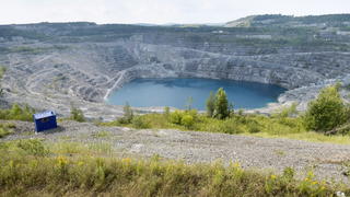 Jeffrey Mine in Asbestos in Kanada
