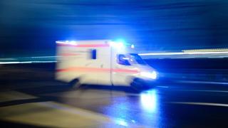 Krankenwagen mit Blaulicht