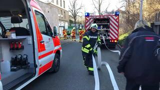 Feuerwehreinsatz in Erfurt