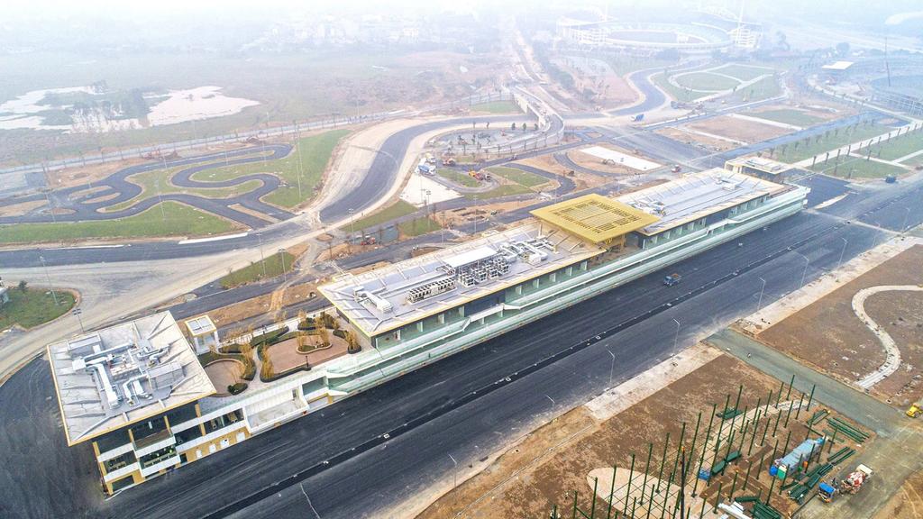 Vietnam-GP Hanoi Boxengasse