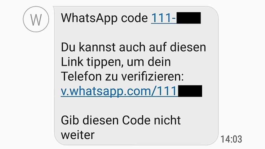 Neue WhatsApp-Betrugsmasche: Niemals Den Verifizierungscode Verschicken