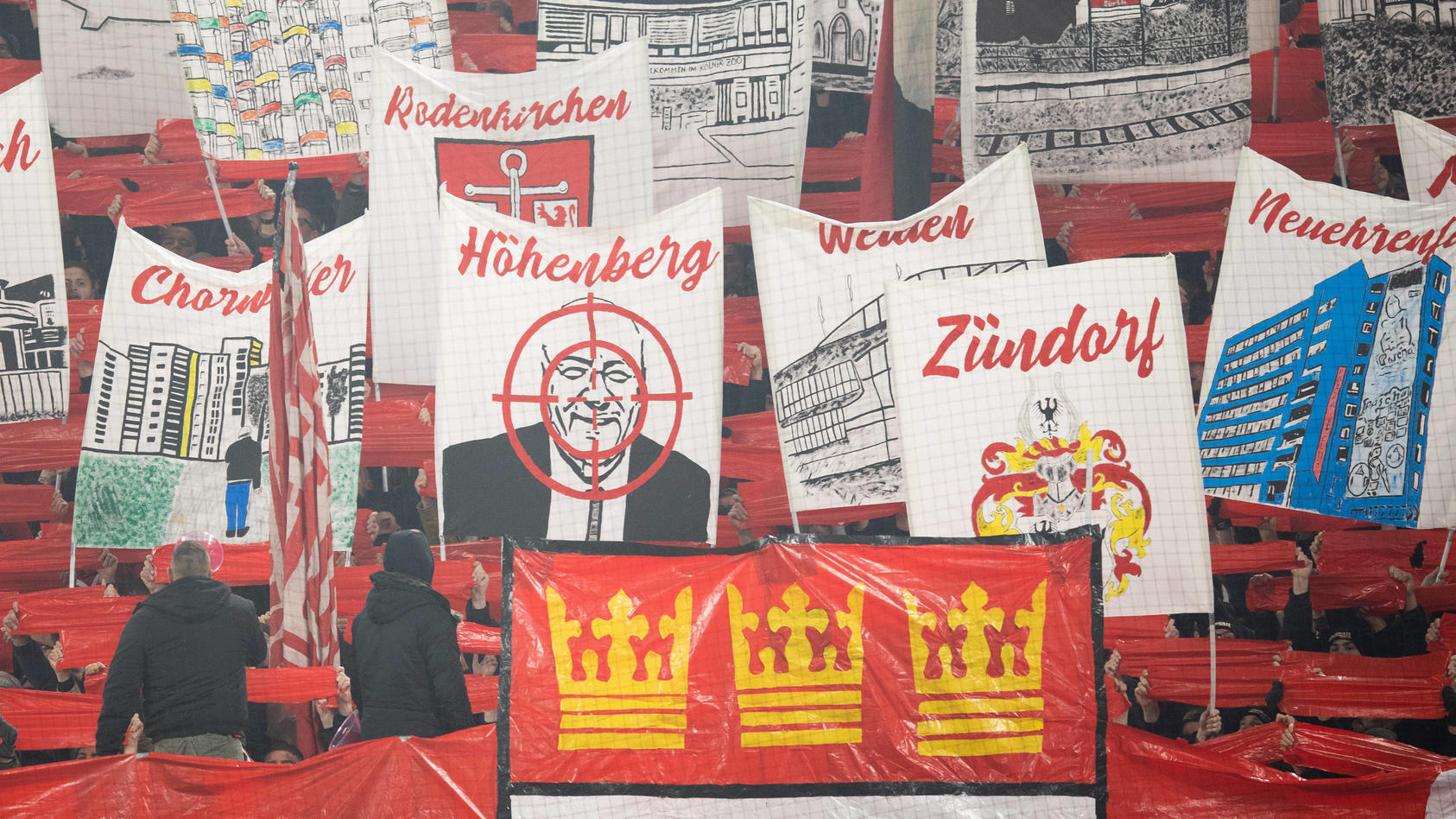1. FC Köln Fans Fadenkreuz