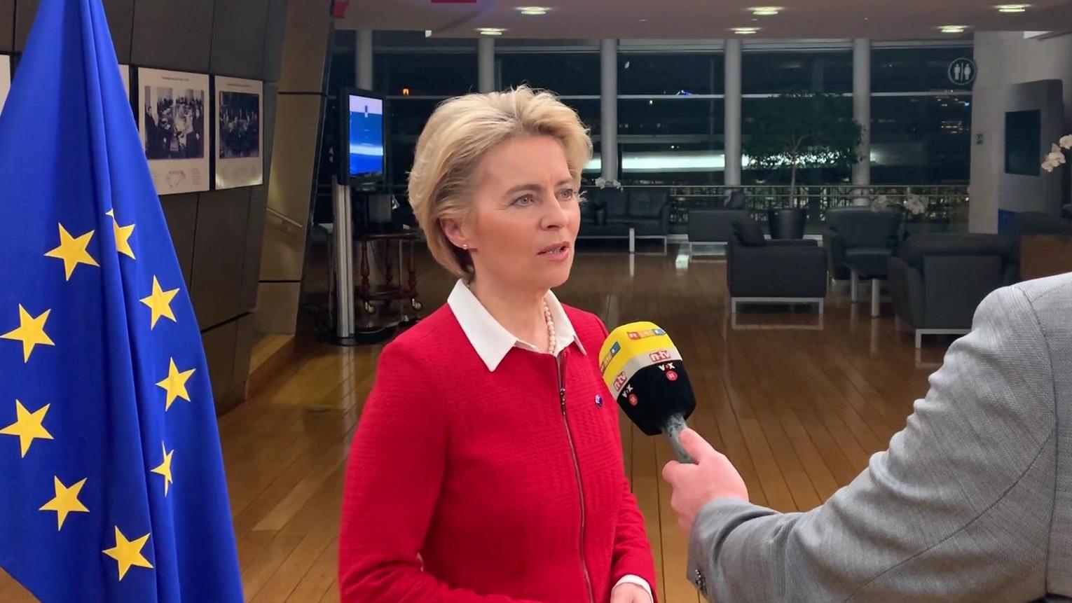 EU-Kommissionspräsidentin Ursula von der Leyen im RTL-Interview