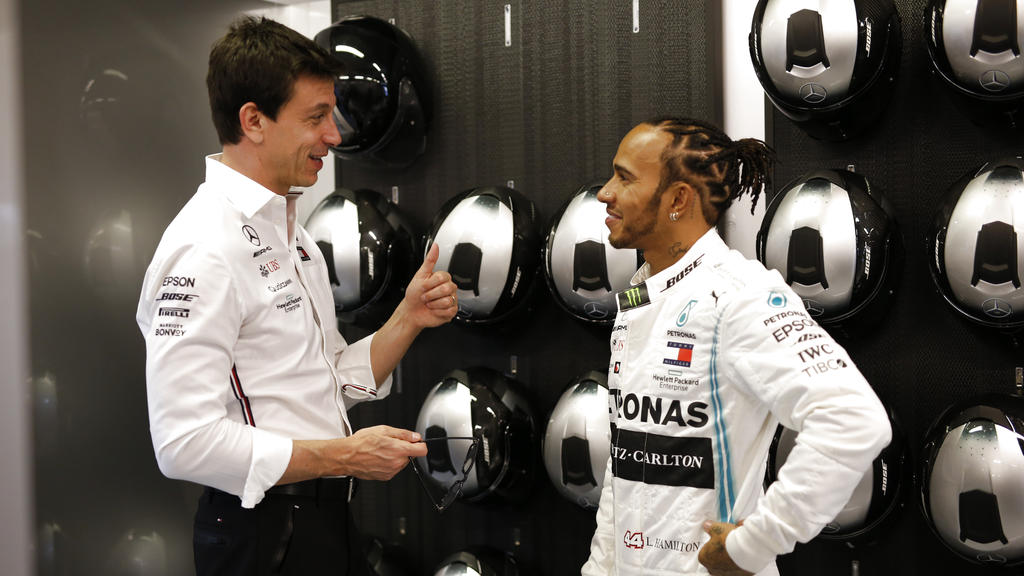 Toto Wolff will den 2020 auslaufenden Vertrag mit Lewis Hamilton verlängern.