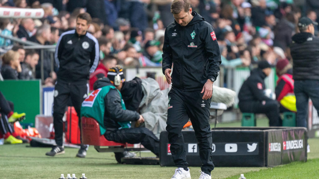 GER, SV Werder Bremen 1. FC Union Berlin / 08.02.2020, wohninvest Weserstadion, Bremen, GER, SV Werder Bremen 1. FC Union Berlin, DFL REGULATIONS PROHIBIT ANY USE OF PHOTOGRAPHS AS IMAGE SEQUENCES AND/OR QUASI-VIDEO. im Bild Florian Kohfeldt Trainer