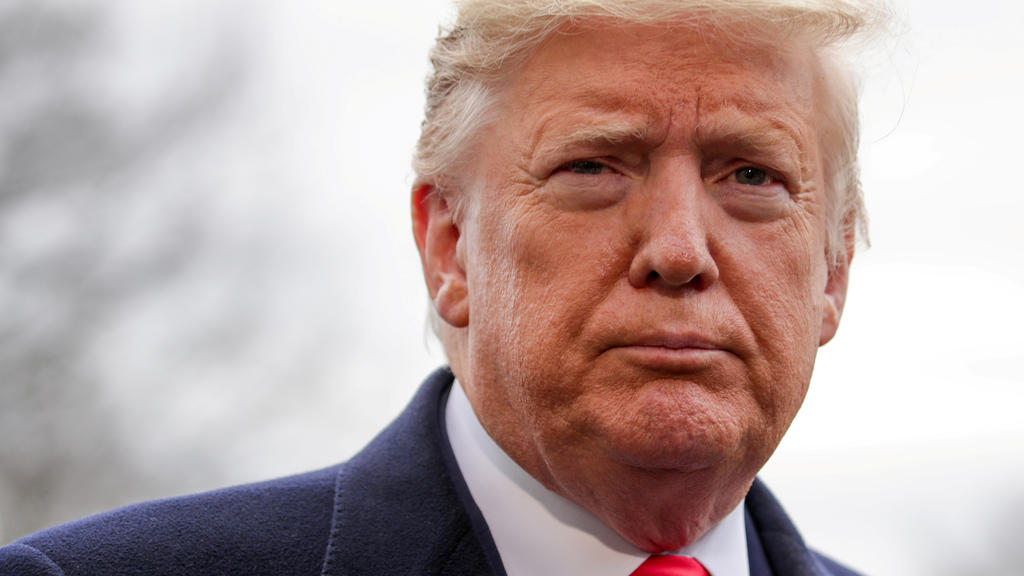 FILE PHOTO: U.S. President Donald Trump speaks to reporters as he departs for travel to North Carolina from Washington, U.S. February 7, 2020. REUTERS/Jonathan Ernst/File Photo