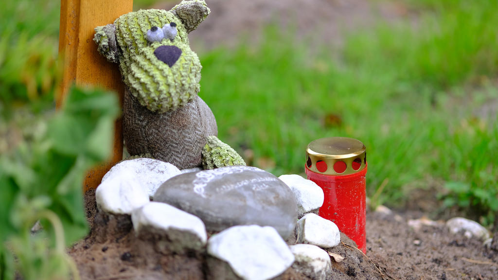 Ein Tiergrab auf dem Tierfriedhof Achternmeer, aufgenommen am 04.09.2019 in Wardenburg (Niedersachen). Foto: Markus Hibbeler | Verwendung weltweit