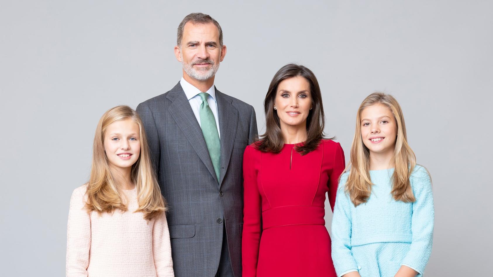 Das neue Porträt der spanischen Königsfamilie