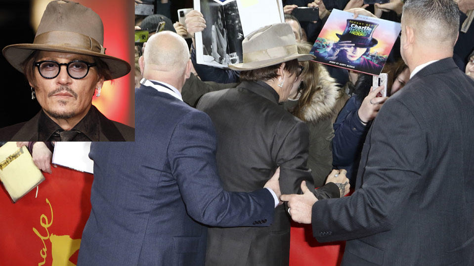 Johnny Depp musste bei seinem Auftritt bei einem Berlinale-Termin gestützt werden.