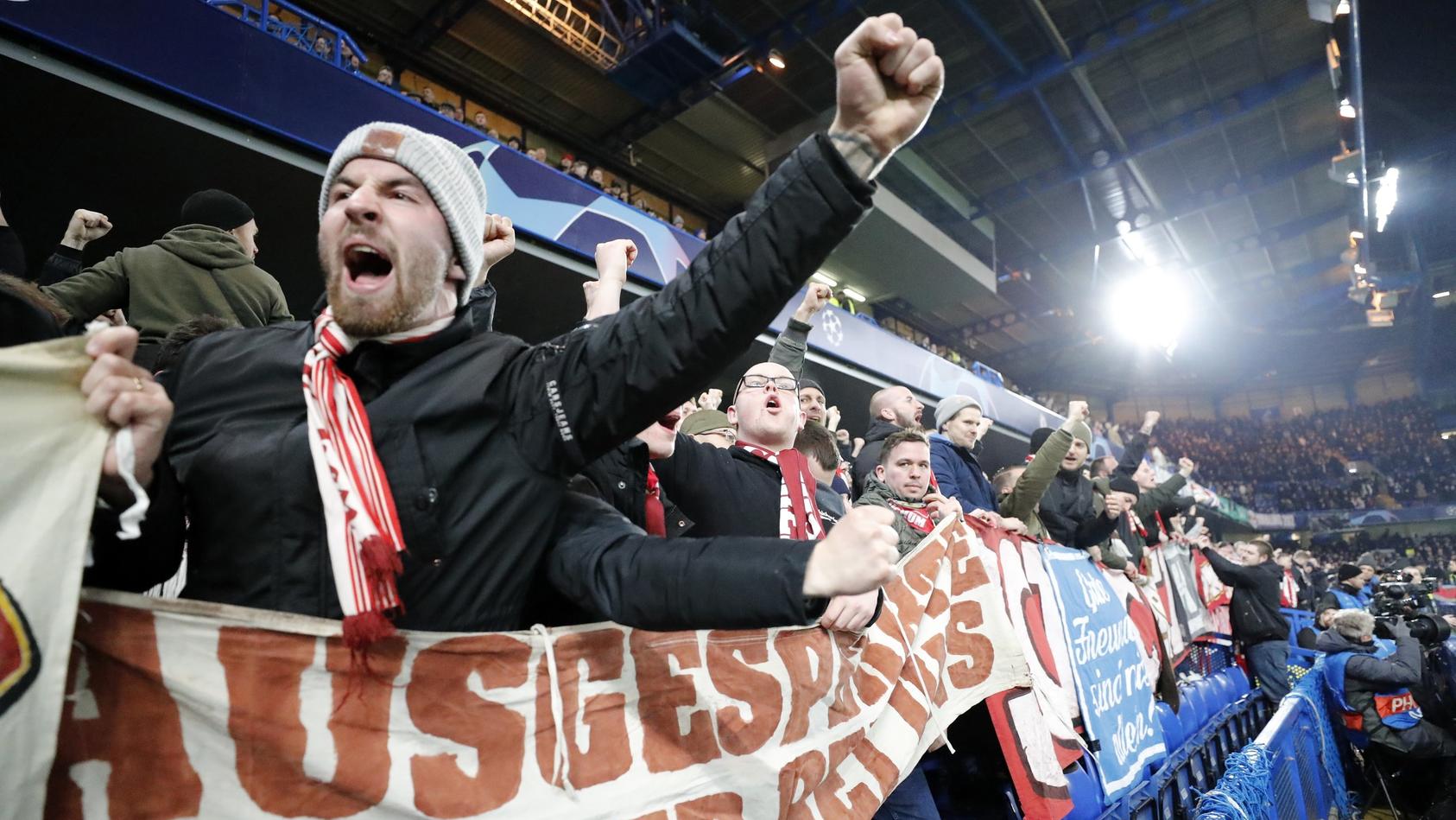 Bayern-Fans randalieren vor Chelsea-Kracher