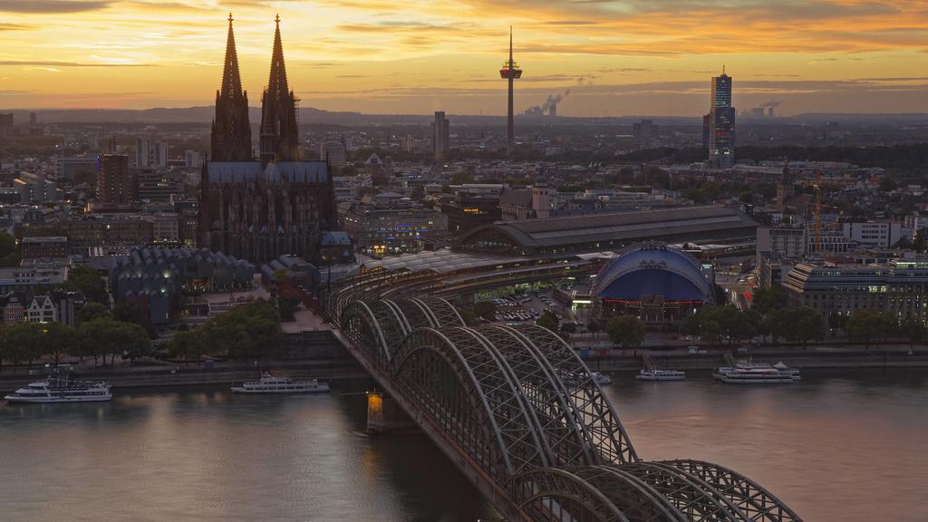 Ein Blick auf die Domstadt Köln.