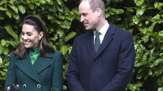 Die Herzogin und der Prinz treffen am ersten Tag ihrer Irlandreise auf den Präsidenten von Irland.