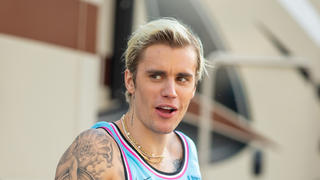 Justin Bieber is seen riding in a vintage Cadillac car while filming his newest music video in Miami. The singer was also seen throwing a ball while killing time before filming the scene. He was wearing a Miami Heat basketball tricot with his name along the back.Pictured: Justin BieberRef: SPL5152464 270220 NON-EXCLUSIVEPicture by: SplashNews.comSplash News and PicturesLos Angeles: 310-821-2666New York: 212-619-2666London: +44 (0)20 7644 7656Berlin: +49 175 3764 166photodesk@splashnews.comWorld Rights, 