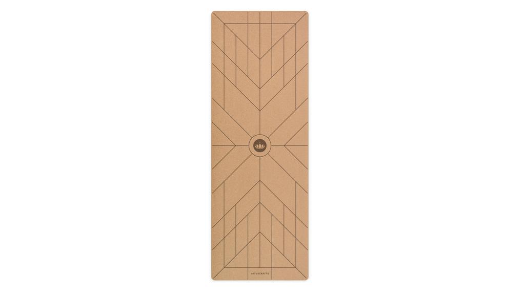 Yogamatte aus Kork von Lotuscrafts.