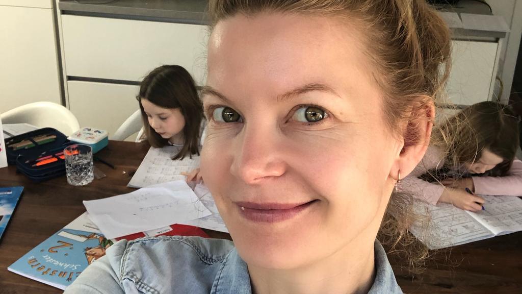 Eva Imhof und ihre beiden Zwillinge