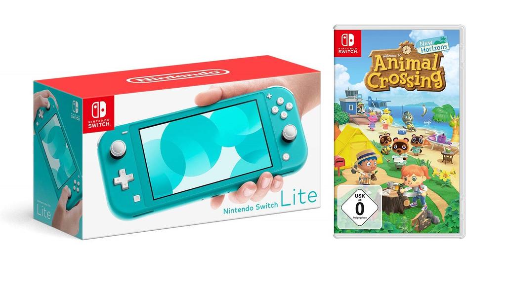 Switch Lite mit Animal Crossing: New Horizons im Bundle
